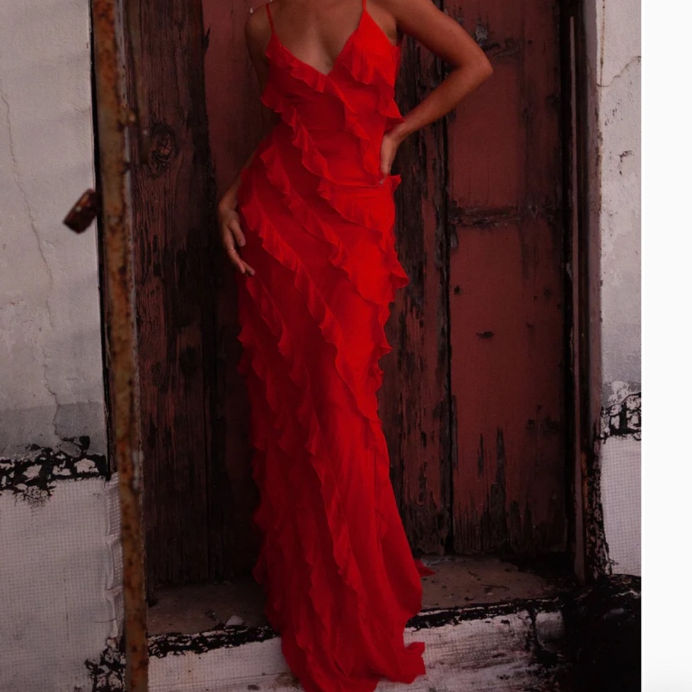 Rat & boa Cecilia dress in red size medium